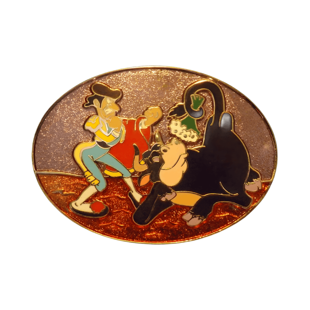 Matador & Ferdinand the Bull Disney pin