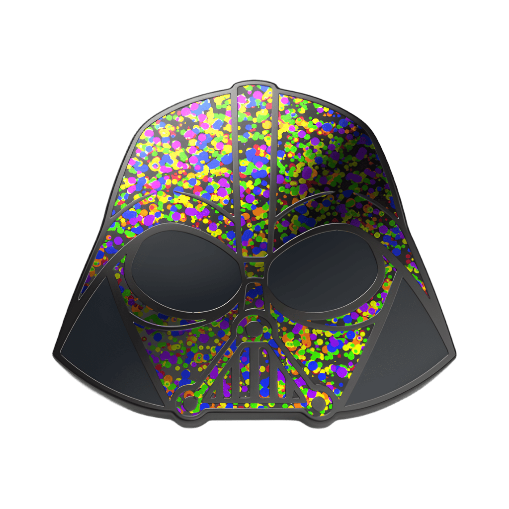 Darth Vader Glitter Mask Disney pin