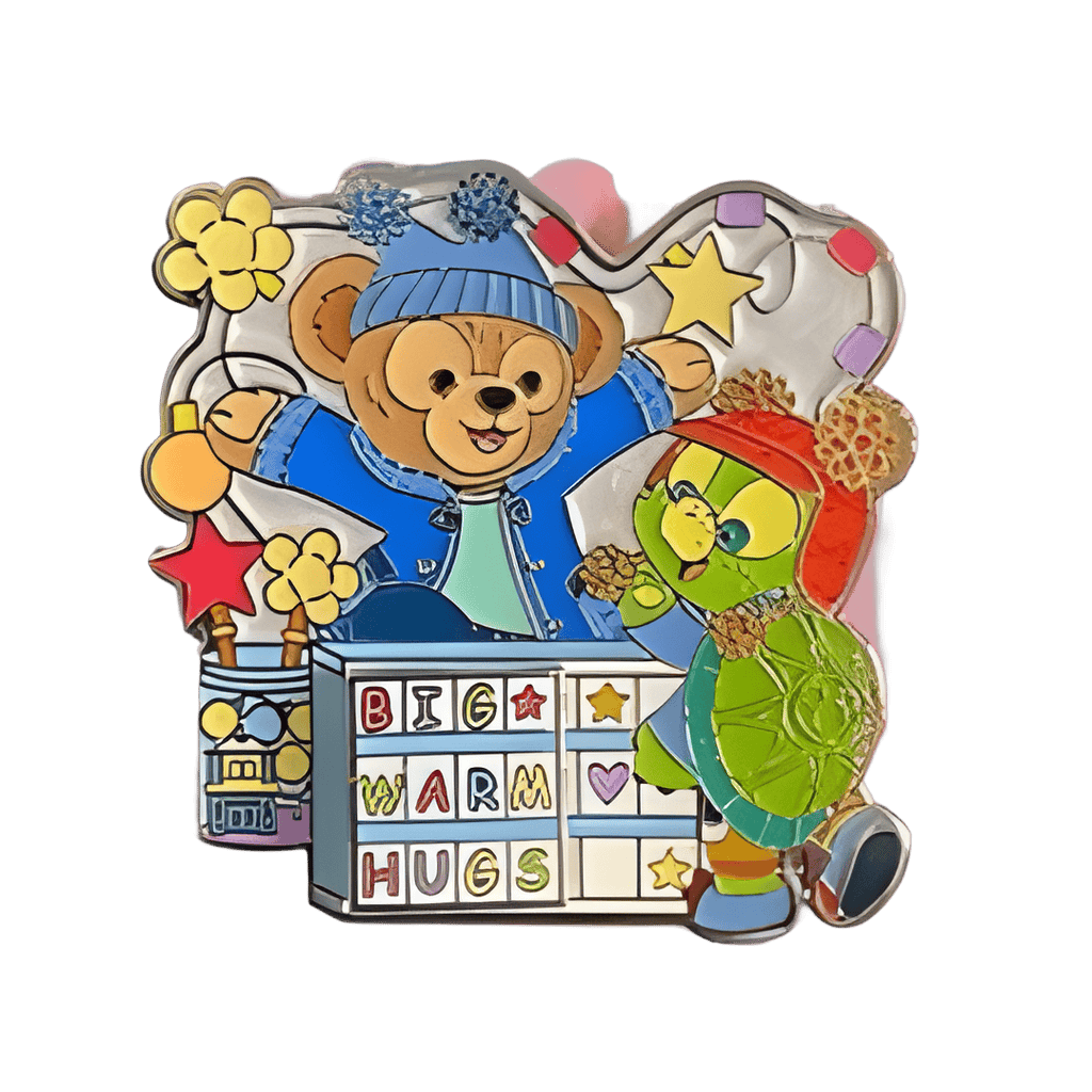Big Warm Hugs - Duffy and 'Olu Mel Disney pin