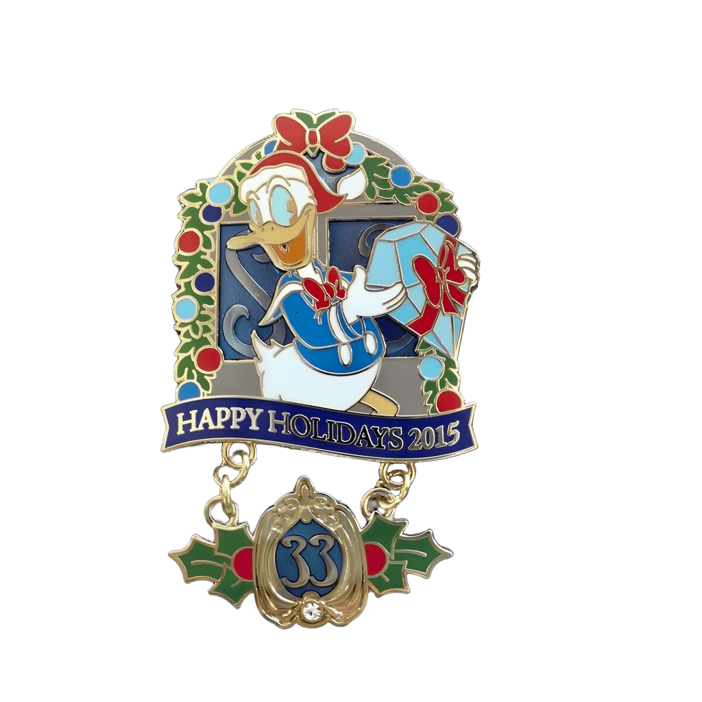 2015 - Donald with Diamond Disney pin