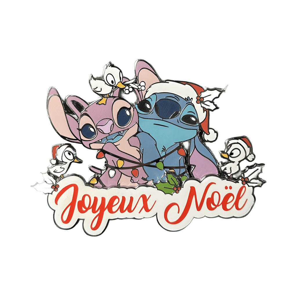 Joyeux Noël - Stitch & Angel Disney pin