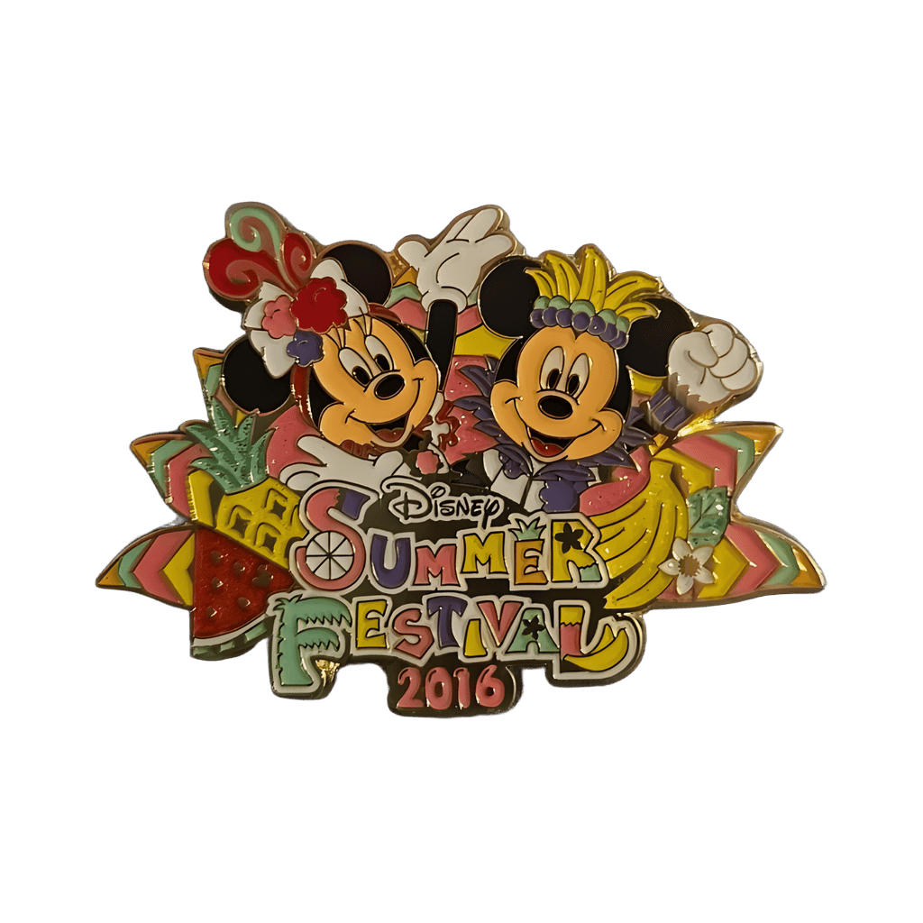 Mickey and Minnie - Disney Summer Festival Disney pin
