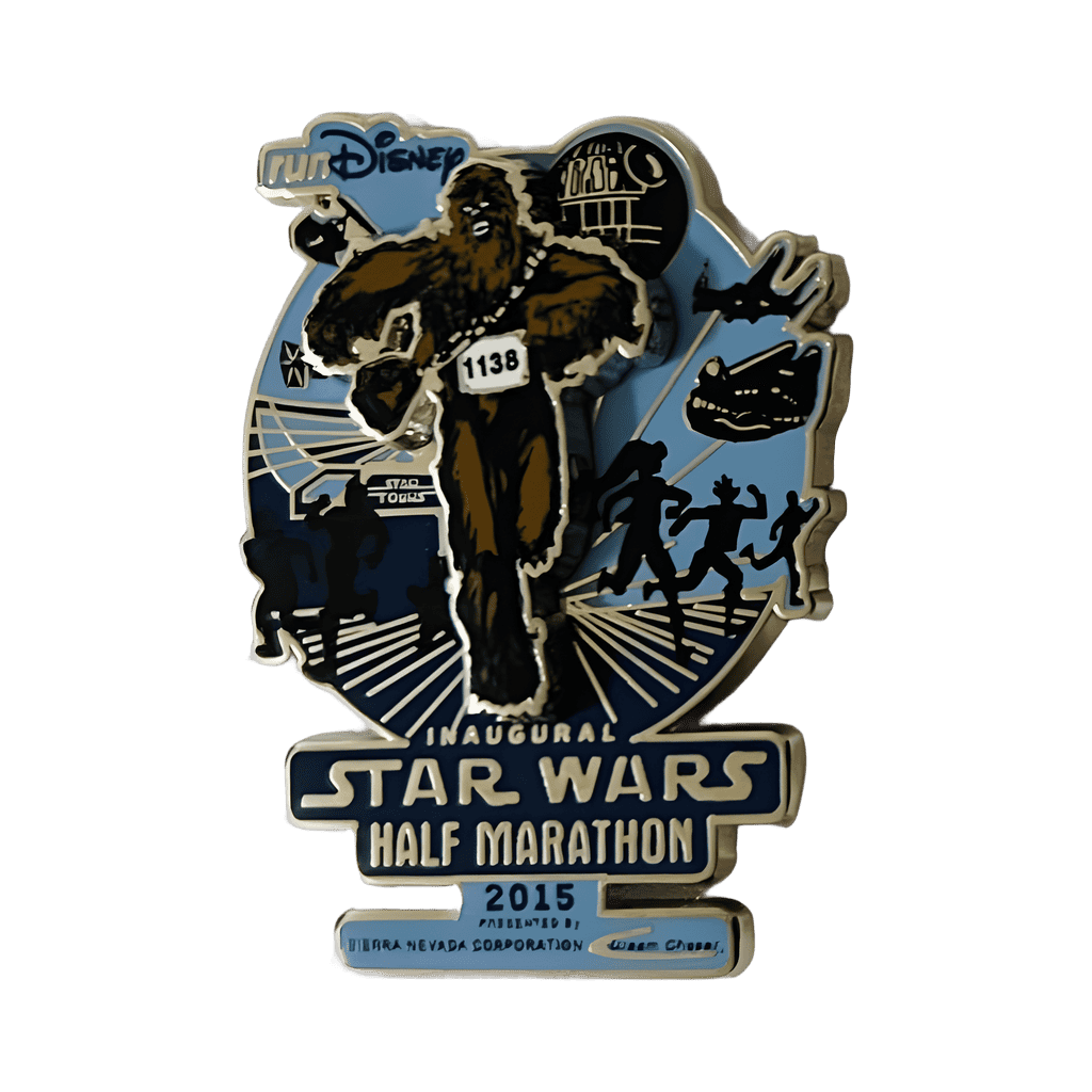 Half Marathon Chewbacca Pin Disney pin