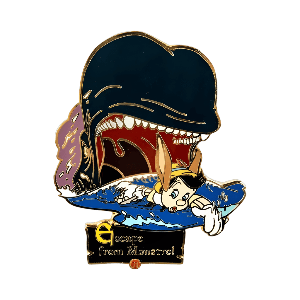 Pinocchio Monstro Escape Disney pin