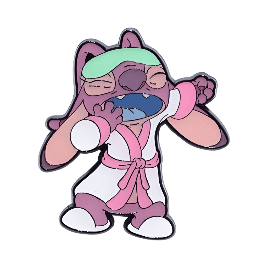 Angel in Robe & Sleep Mask Yawning Disney pin