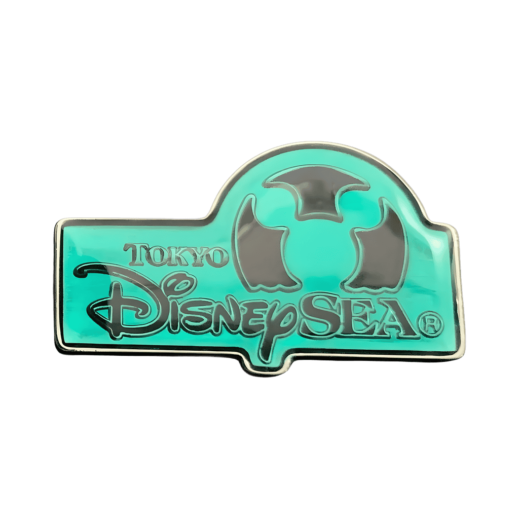 Green and Black Logo Disney pin