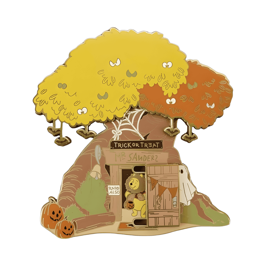 Winnie the Pooh - Mr. Sanders' Treehouse - Pooh in Lion Costume Disney pin