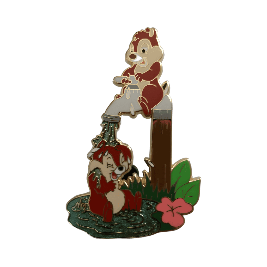 Chip and Dale Water Spigot Disney pin