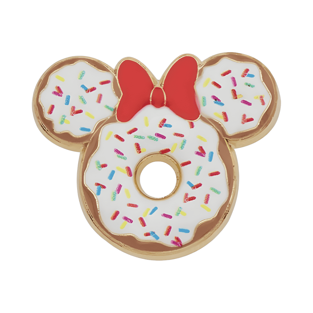 White Minnie Donut Disney pin