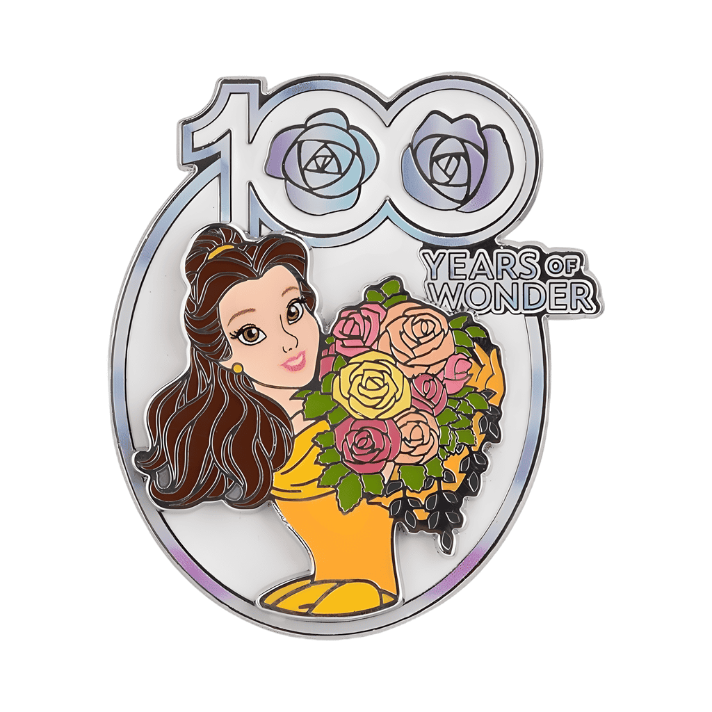 Belle with flowers Disney pin