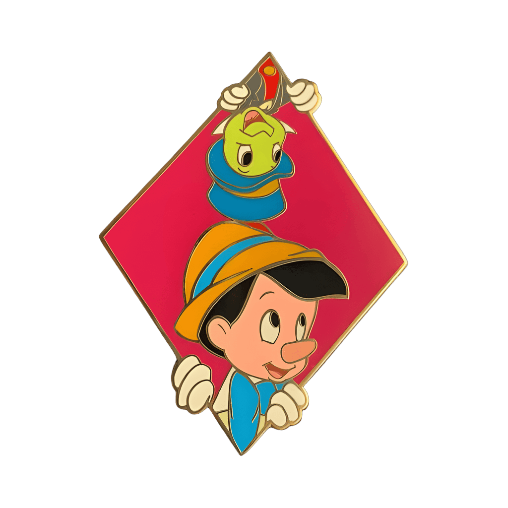 Pinocchio & Jiminy Cricket Disney pin