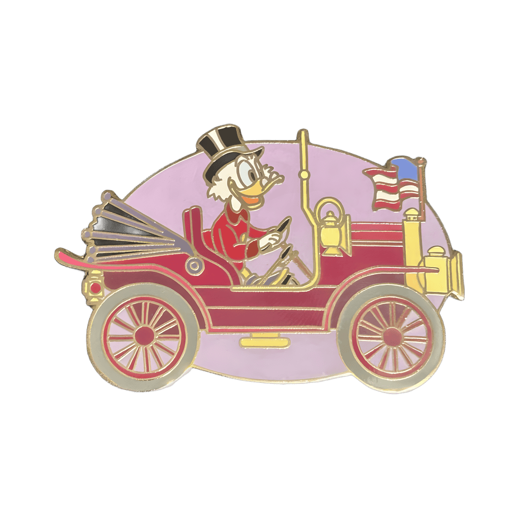Scrooge Afternoon Drive Disney pin