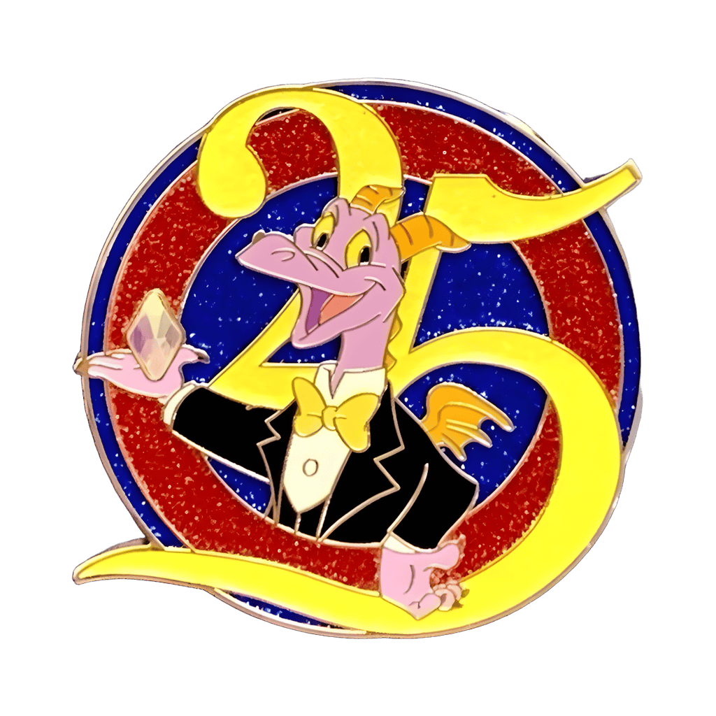 Figment with 25th Anniversary Logo Disney pin