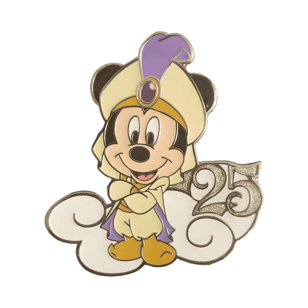 25th Anniversary - Cloud - Mickey Mouse Disney pin