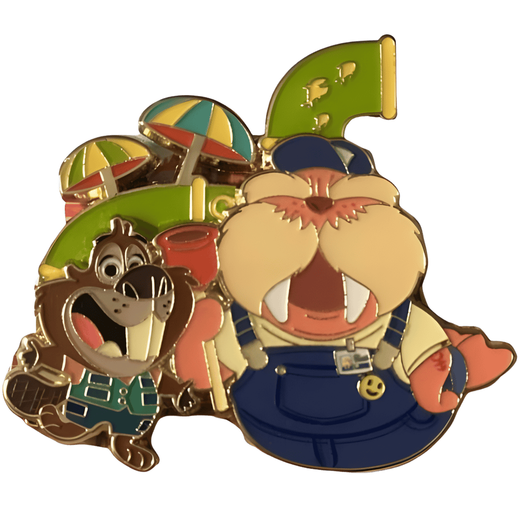 Nibbles and Russ Disney pin