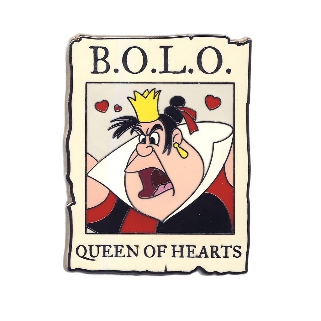 The Queen of Hearts Disney pin
