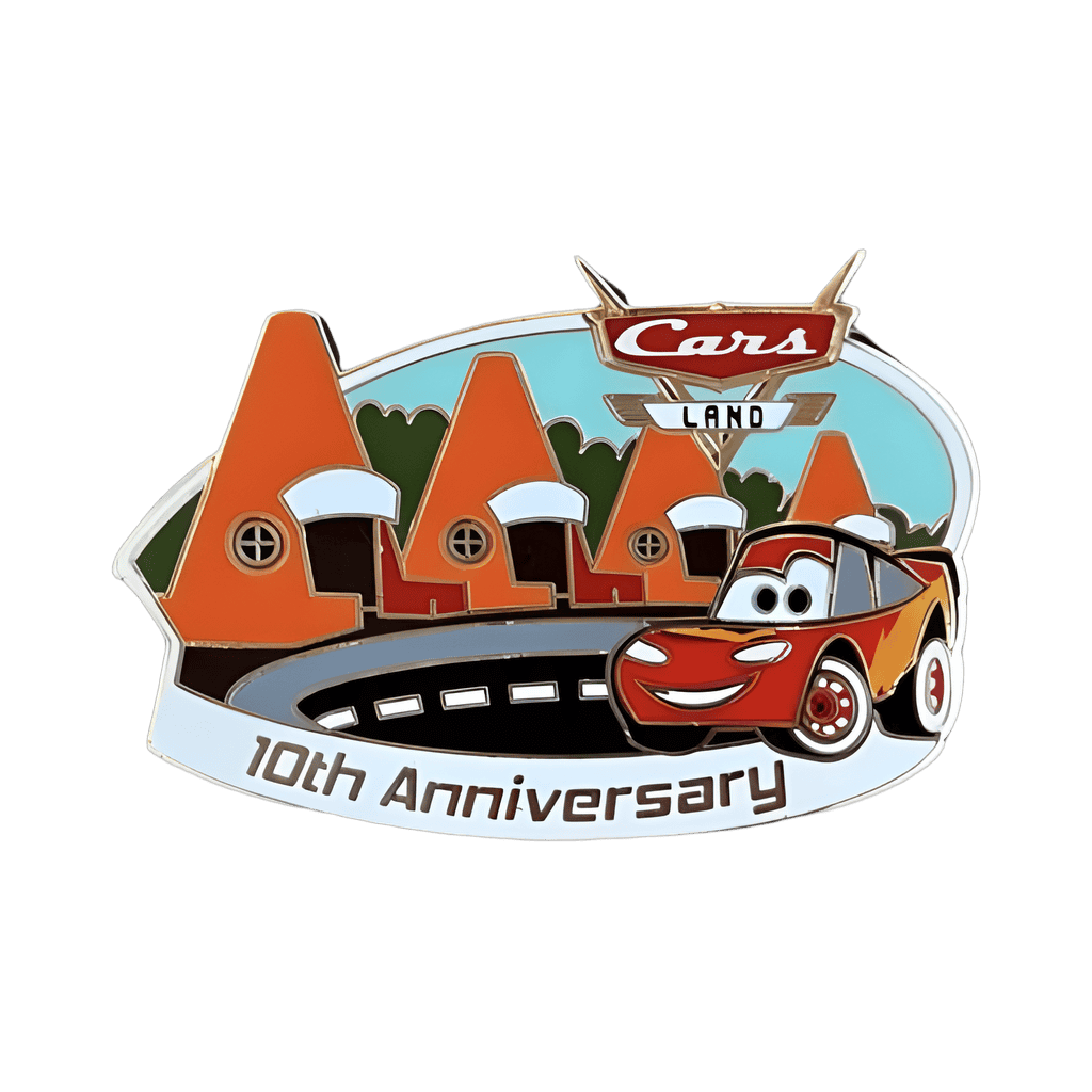10th Anniversary - Lightning McQueen at the Cozy Cone Disney pin