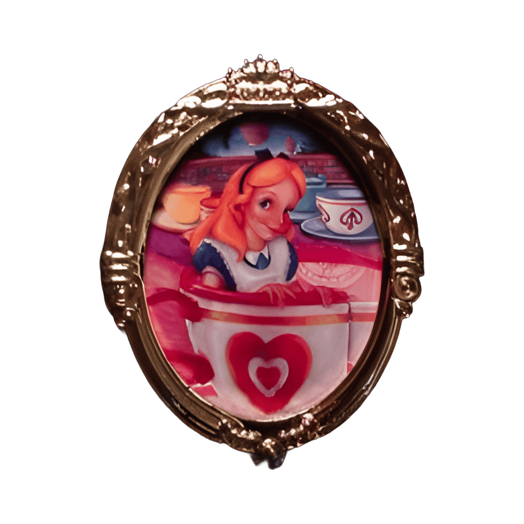 Alice on Mad Tea Party Disney pin