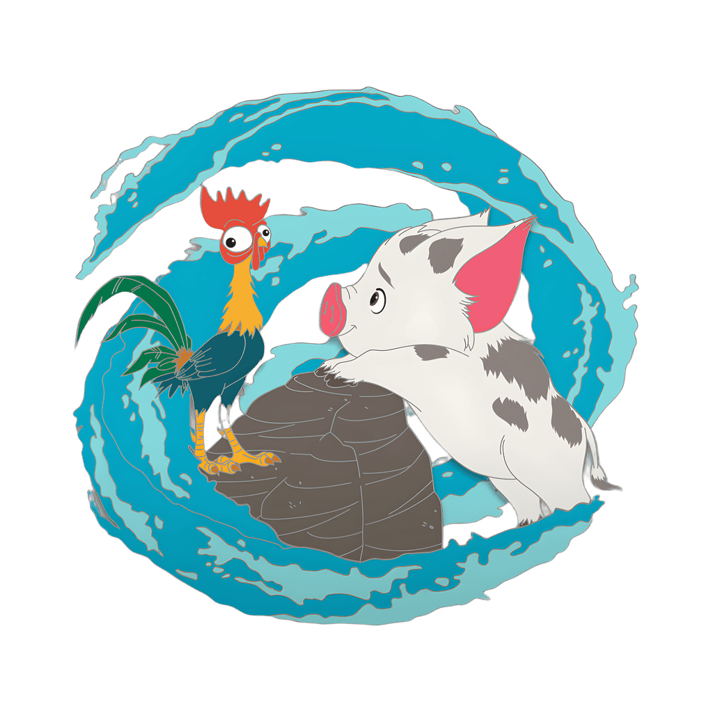 Pua and Hei Hei Disney pin