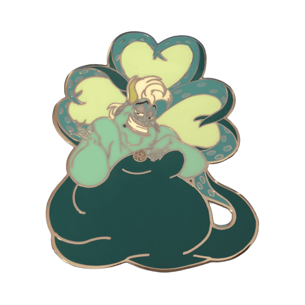 Green Ursula Disney pin