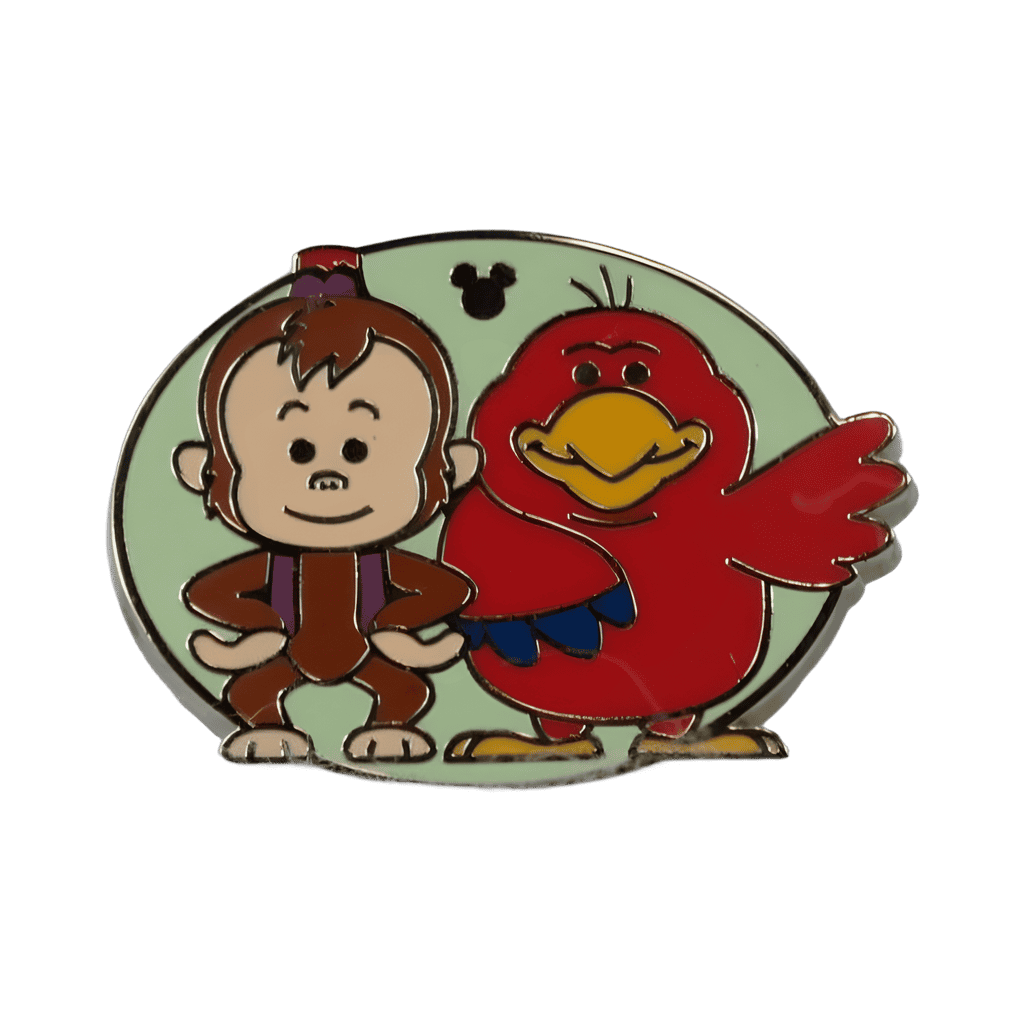 Abu & Iago Disney pin