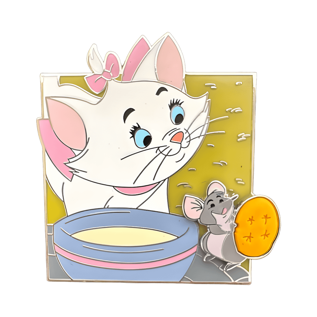 Marie and Roquefort & Creme de la Creme à la Edgar Disney pin