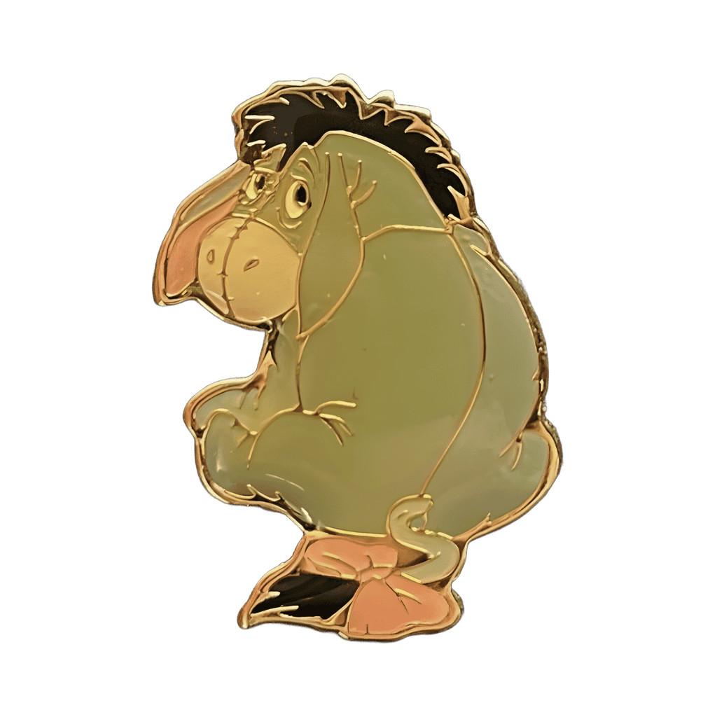Eeyore Looking Back Disney pin