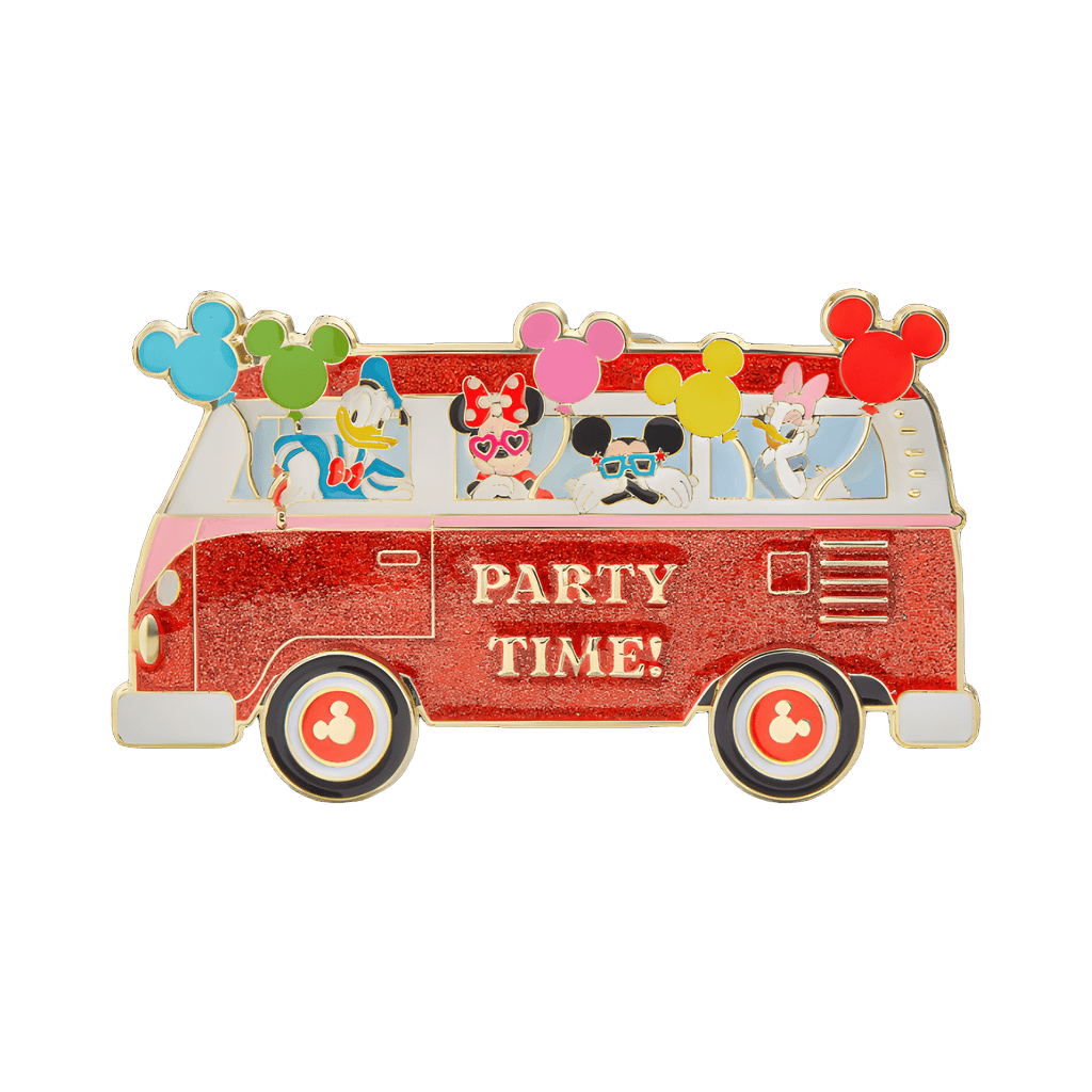 Mickey and Friends Party Bus Disney pin