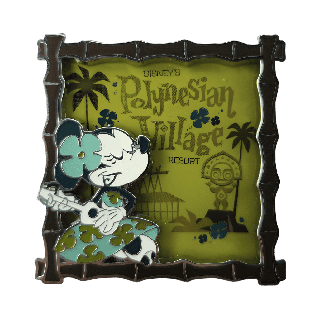 Ku'u Lei Melody Minnie Mouse with Ukulele Disney pin