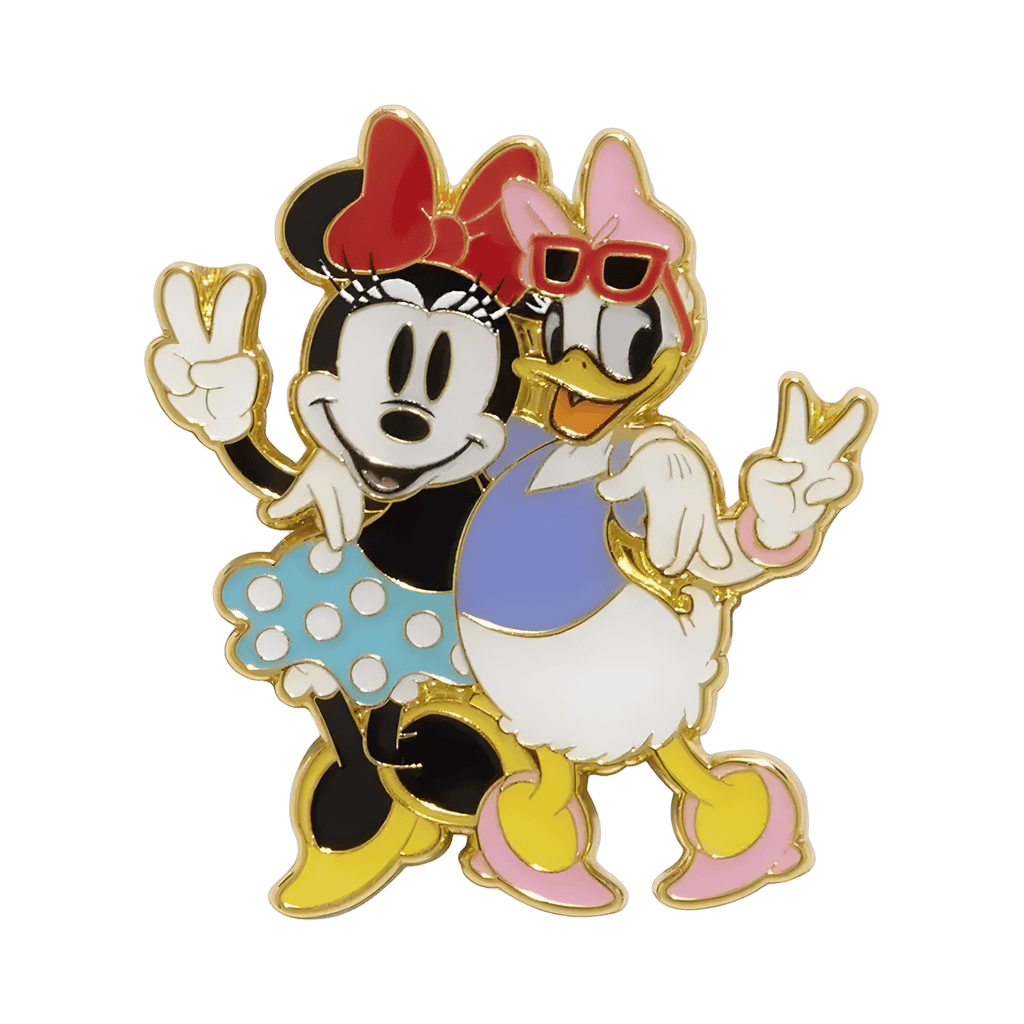 Minnie Mouse & Daisy Peace Sign Disney pin