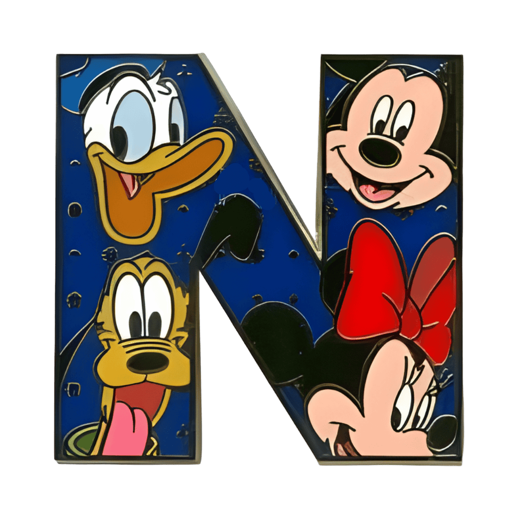 N Donald, Pluto, Mickey and Minnie Disney pin