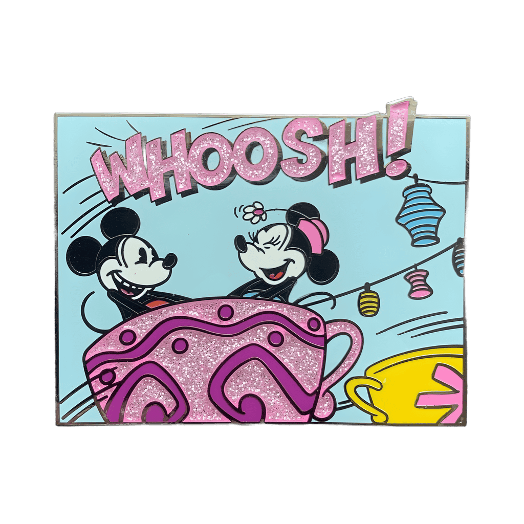 Mickey and Minnie Tea Cup 'Whoosh!' Disney pin