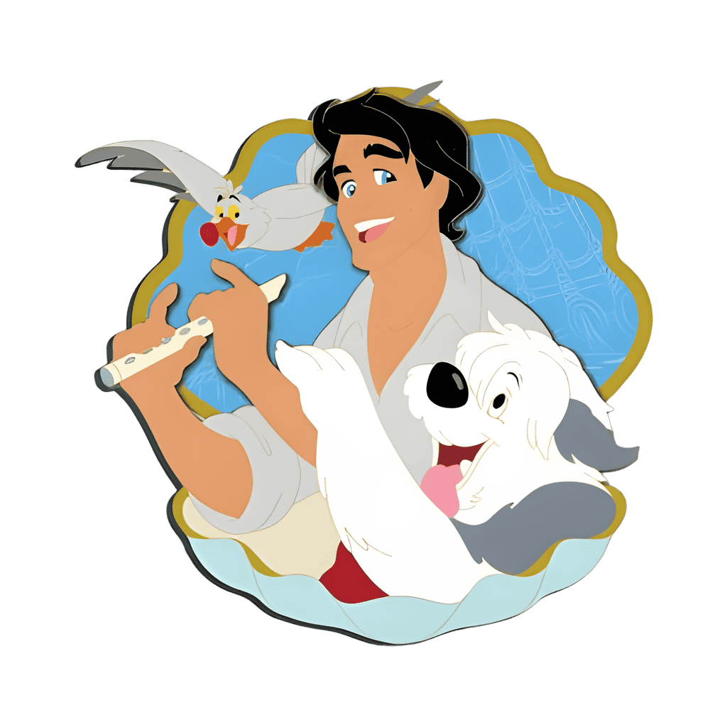 Eric, Max, and Scuttle Disney pin
