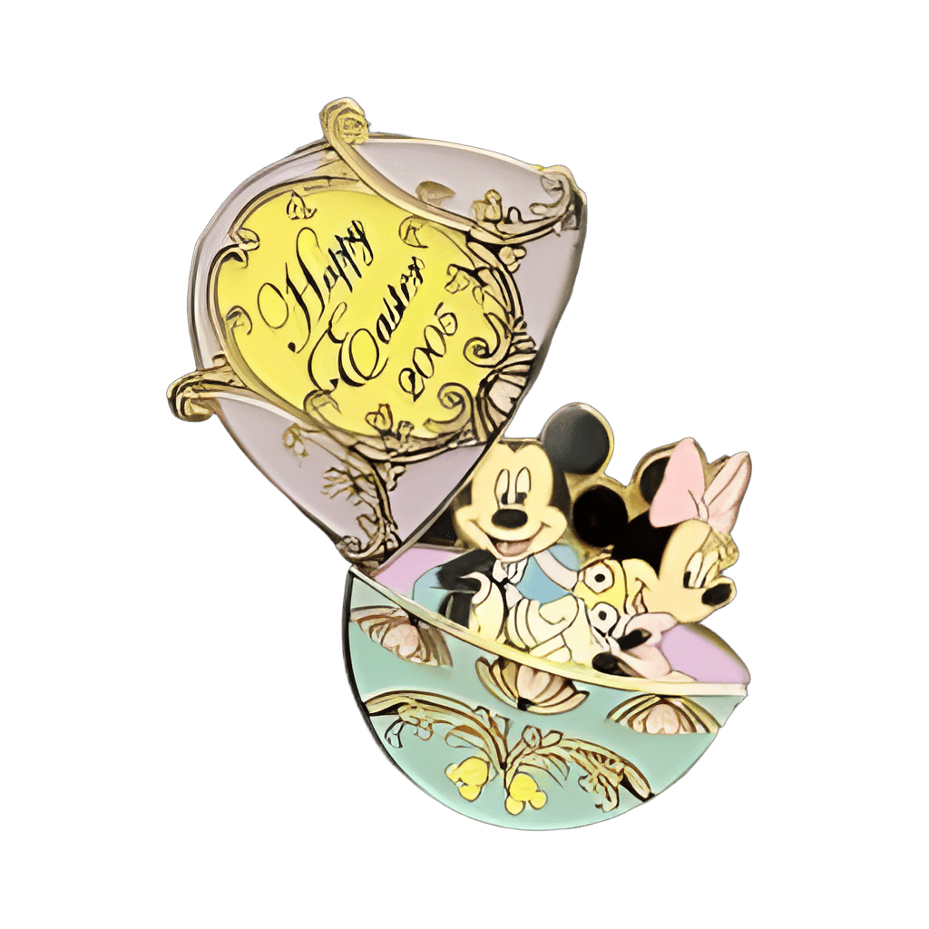Mickey and Minnie Hinged Easter Egg Disney pin