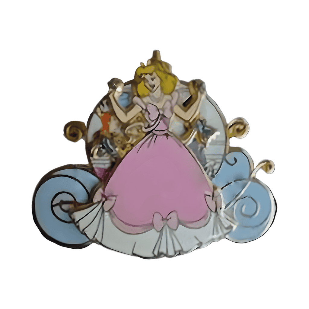 Cinderella in Pink dress Disney pin