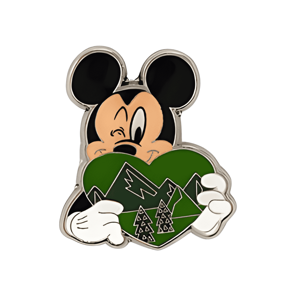 Mickey Mouse and Forest Heart Disney pin