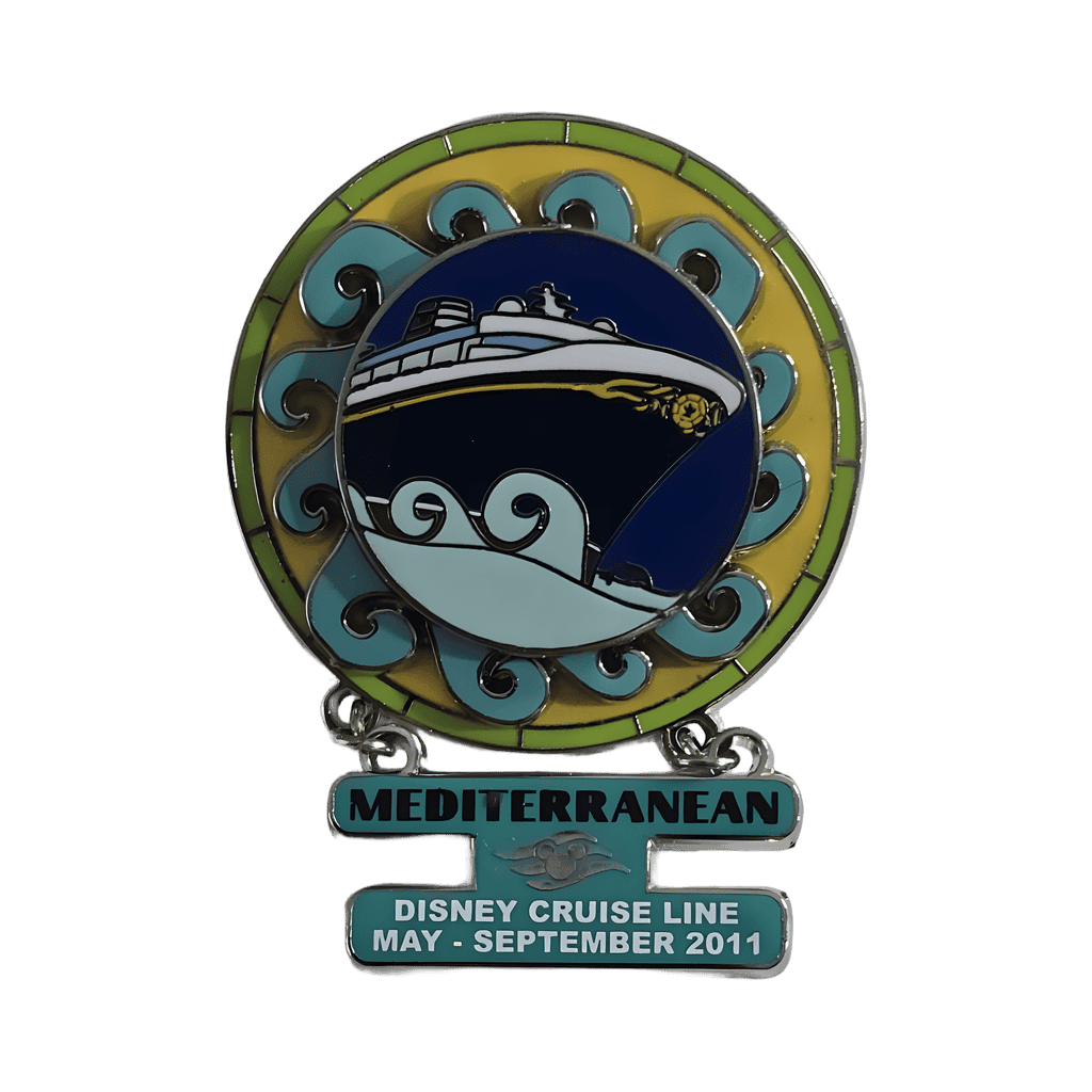 2011 Mediterranean Cruise Spinner Disney pin