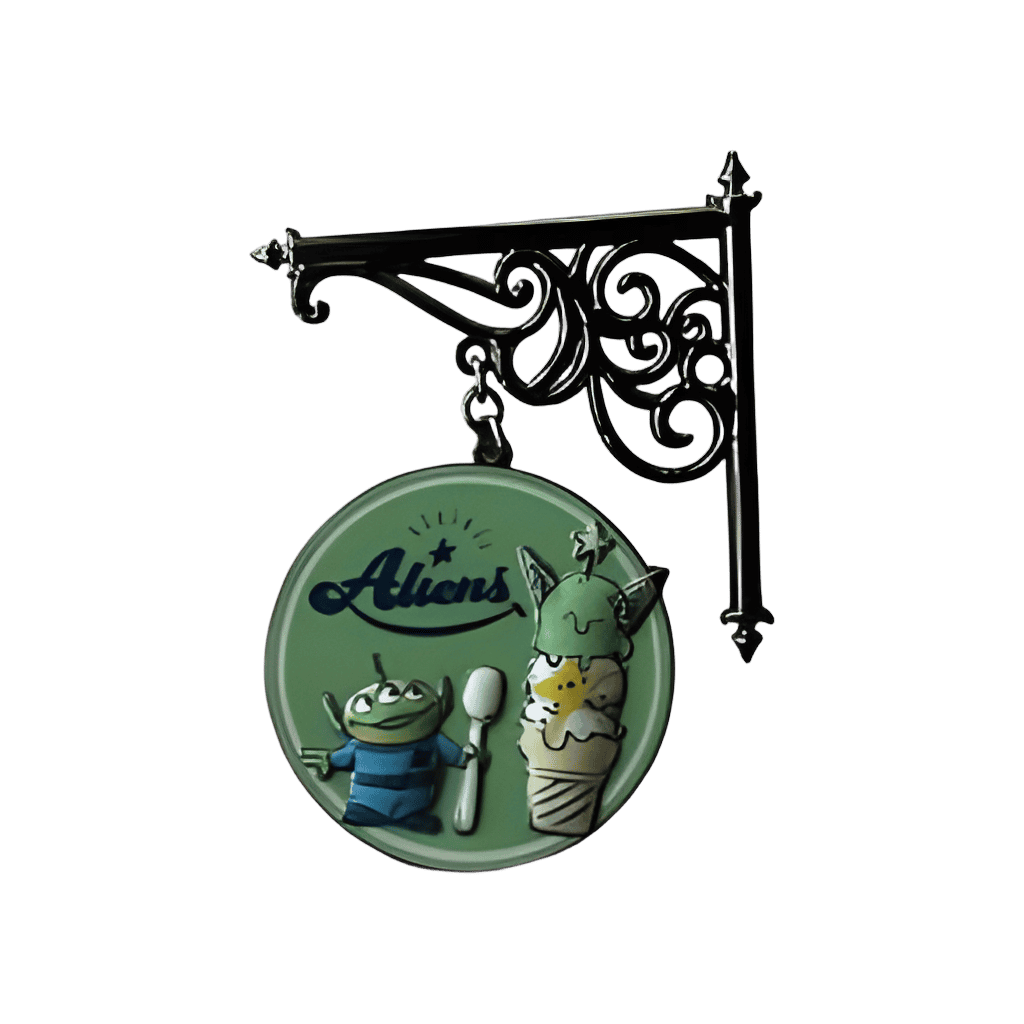 Pixar - Signposts - Alien Disney pin
