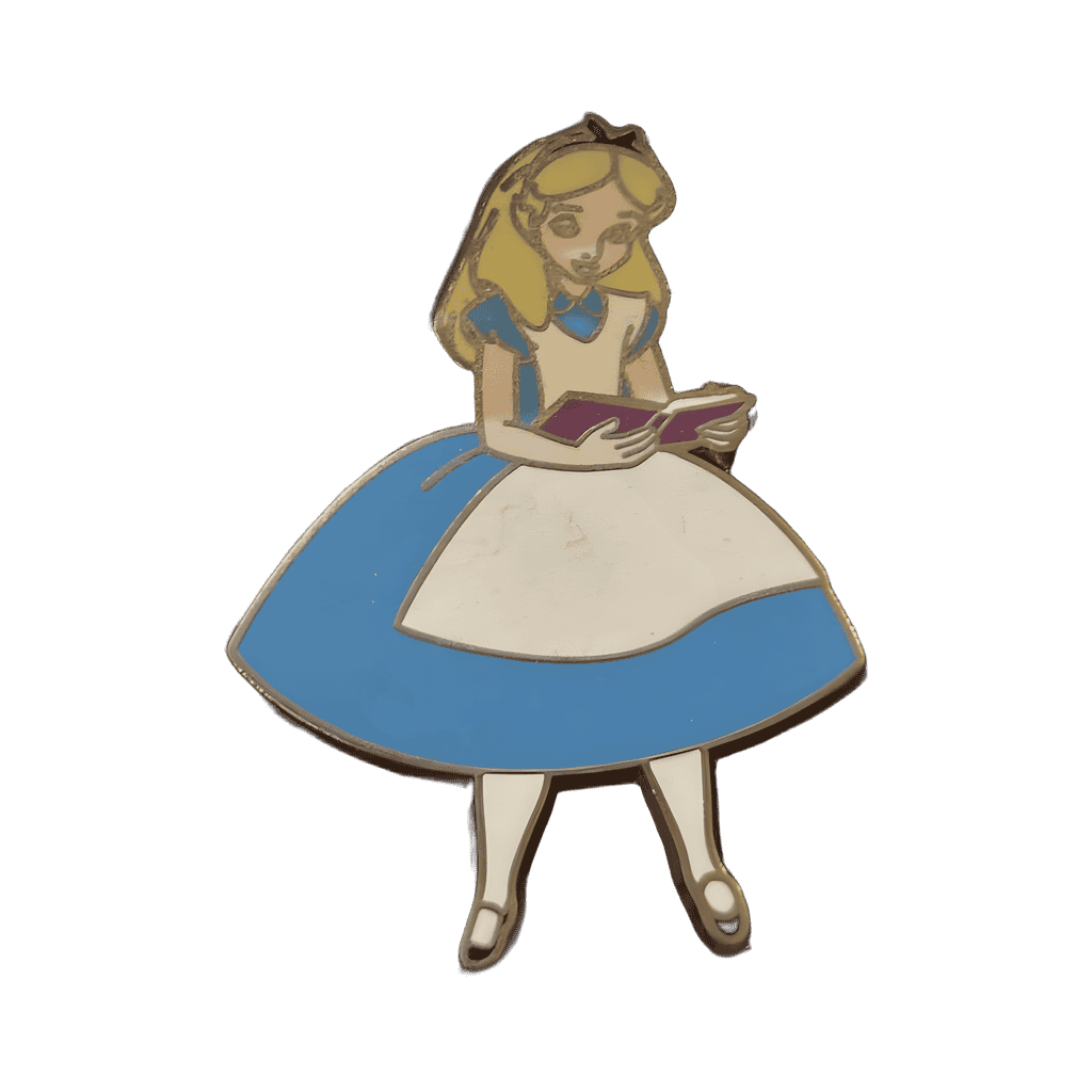 Down the Rabbit Hole Boxed Set - Alice Reading Disney pin