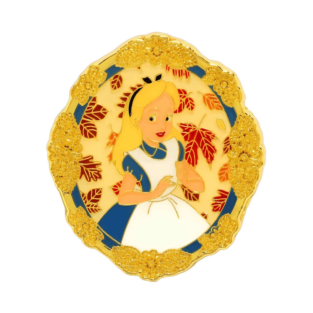 Alice - Autumn Leaf Portrait Disney pin