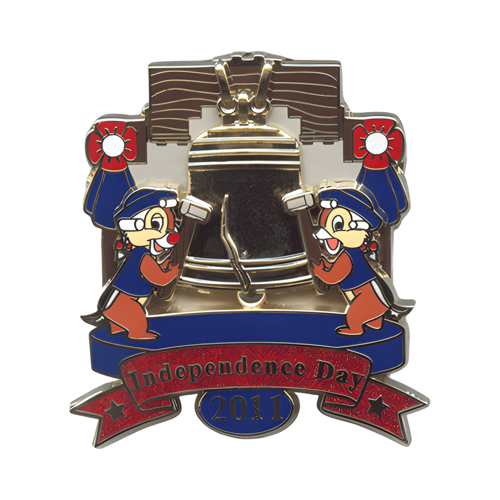 2011 Independence Day - Chip and Dale Disney pin