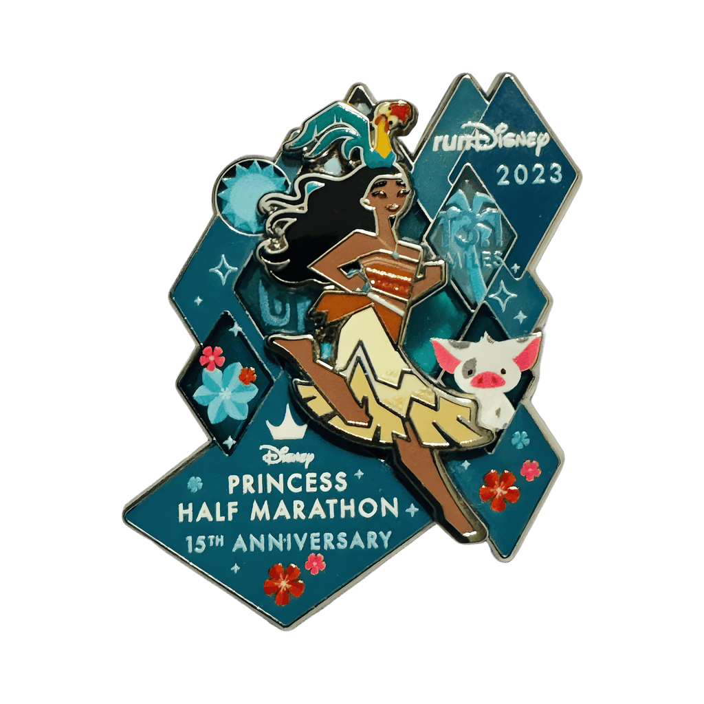 runDisney 2023 Princess Half Marathon 15th Anniversary Disney pin