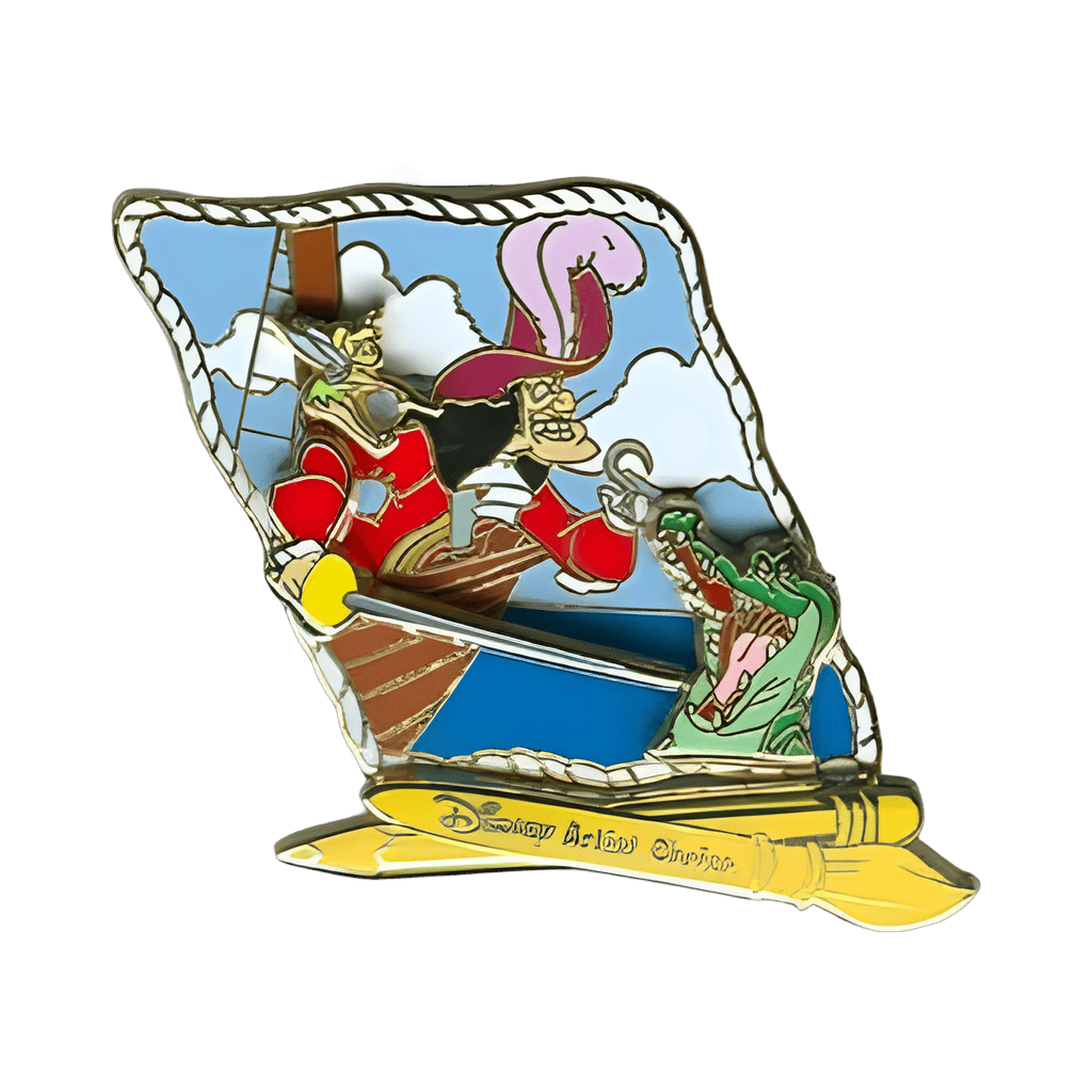 Artist Choice - Captain Hook, Croc and Tinker Bell Disney pin