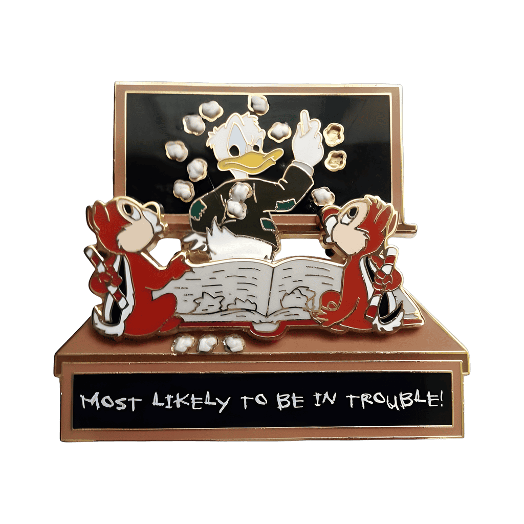 Most Likely to Be in Trouble - Donald, Chip and Dale Disney pin