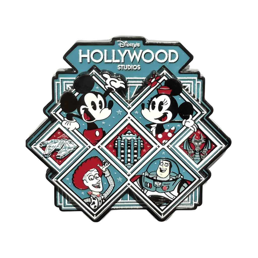 Mickey & Friends Geometric Logo Disney pin