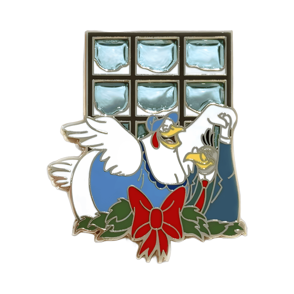 Lady Kluck and Secretary Bird Disney pin