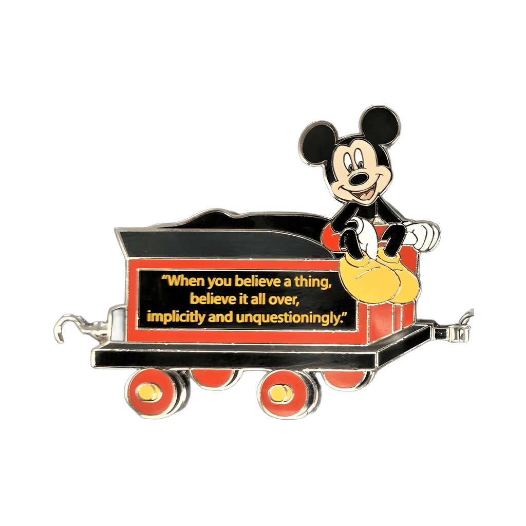 Mickey on Train Car Disney pin