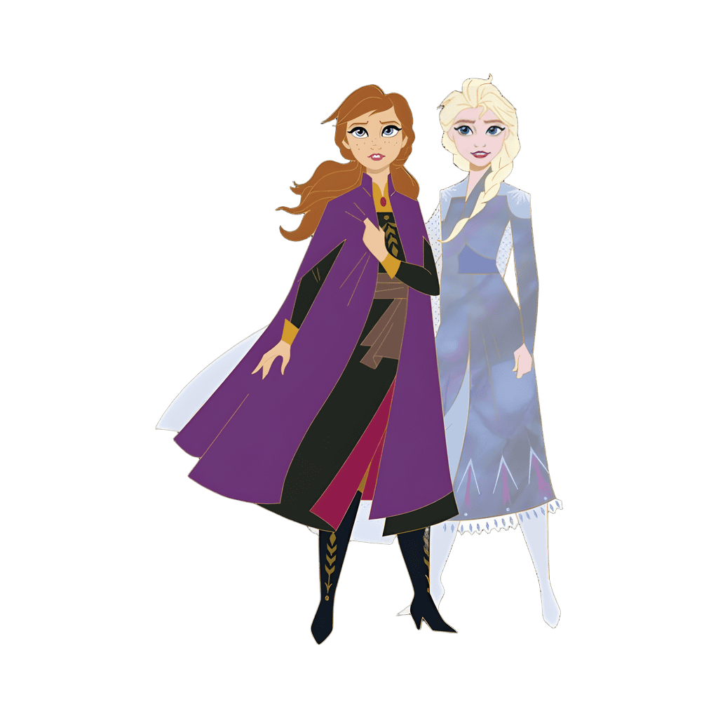 Frozen 2 Forest Outfits - Anna & Elsa Disney pin