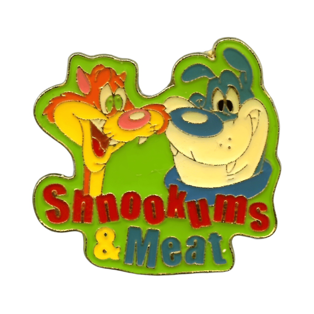 "Shnookums and Meat's Funny Cartoon Show" Title and Characters Disney pin
