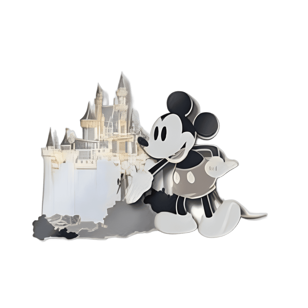 Black and White Mickey Disney pin